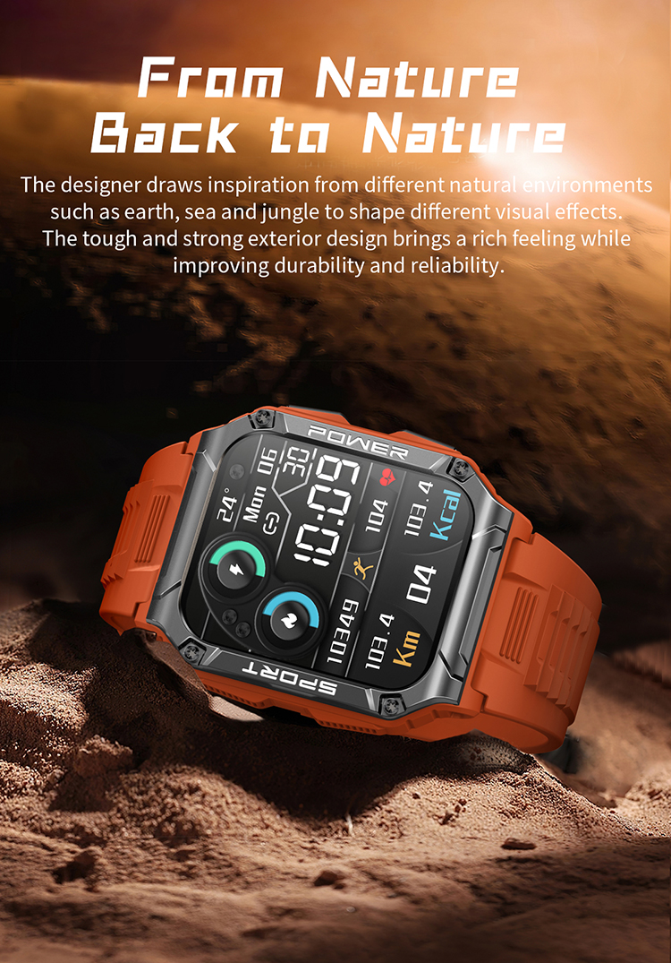 NX6 Smartwatch 1.95 inch Big Screen BT Call 400mAh Large Battery Mobile Phone ip67 Men Outdoor Sports Smart Watch