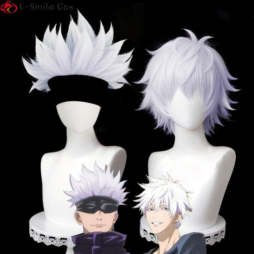 Catsuit Costumes Anime Jujutsu Kaisen Gojo Satoru Mahito Inumaki Toge Zenin Maki Yuuta Okkotsu Fushiguro Touji Kugisaki Nobara Cosplay Wig Party