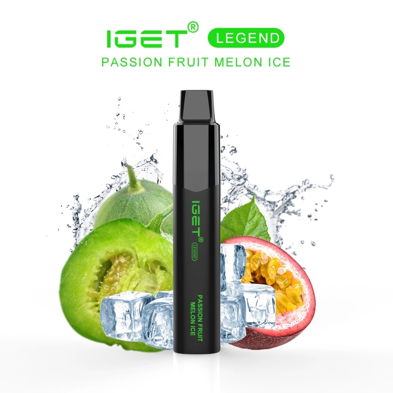 Authentique IGET LEGEND Kit de dispositif à dosettes jetables E-cigarettes 4000 bouffées 12 ml Cartouche préremplie Batterie Vape Stick Pen vs bar xxl max puls