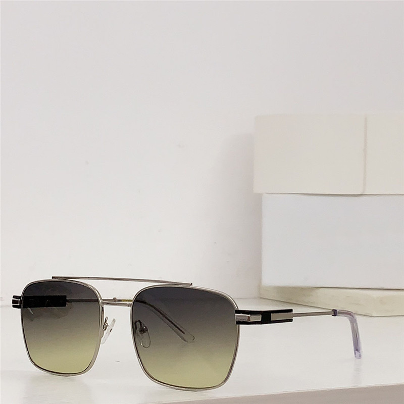 Nieuwe vierkante zonnebril met modieus ontwerp, 67ZS metalen frame, veelzijdige vorm, eenvoudige en populaire stijl, UV 400-beschermingsbril voor buiten