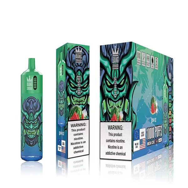 Bang 10000 puff descartável vape caneta e cigarro preço por atacado bateria recarregável 23ml pod bang tornado 10k puffs original vape