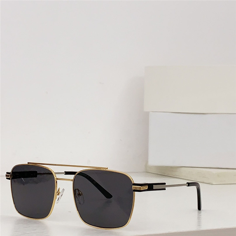 Nieuwe vierkante zonnebril met modieus ontwerp, 67ZS metalen frame, veelzijdige vorm, eenvoudige en populaire stijl, UV 400-beschermingsbril voor buiten