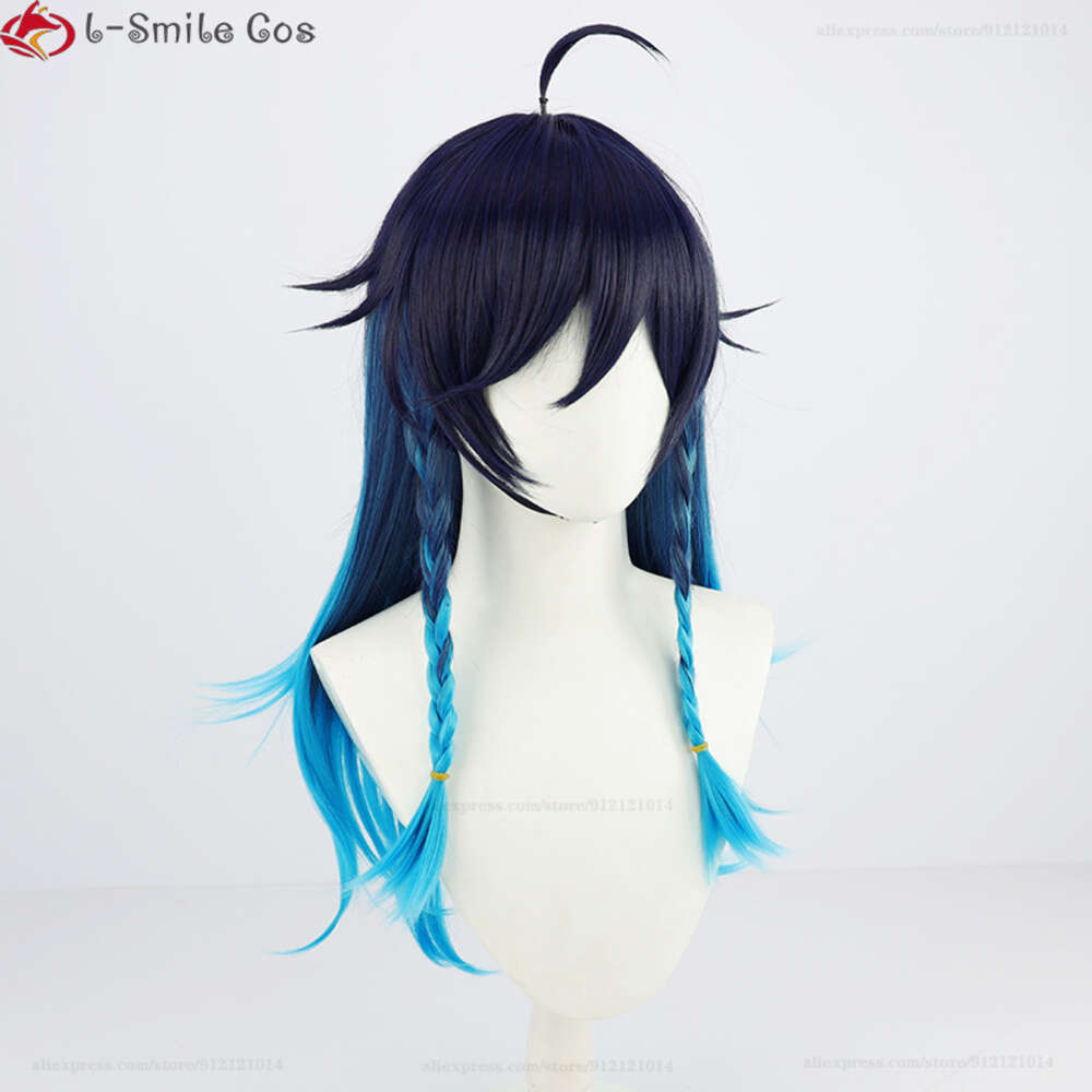 أزياء Catsuit Game Genshin Impact Cosplay Venti Female 65cm Hair Hair Long