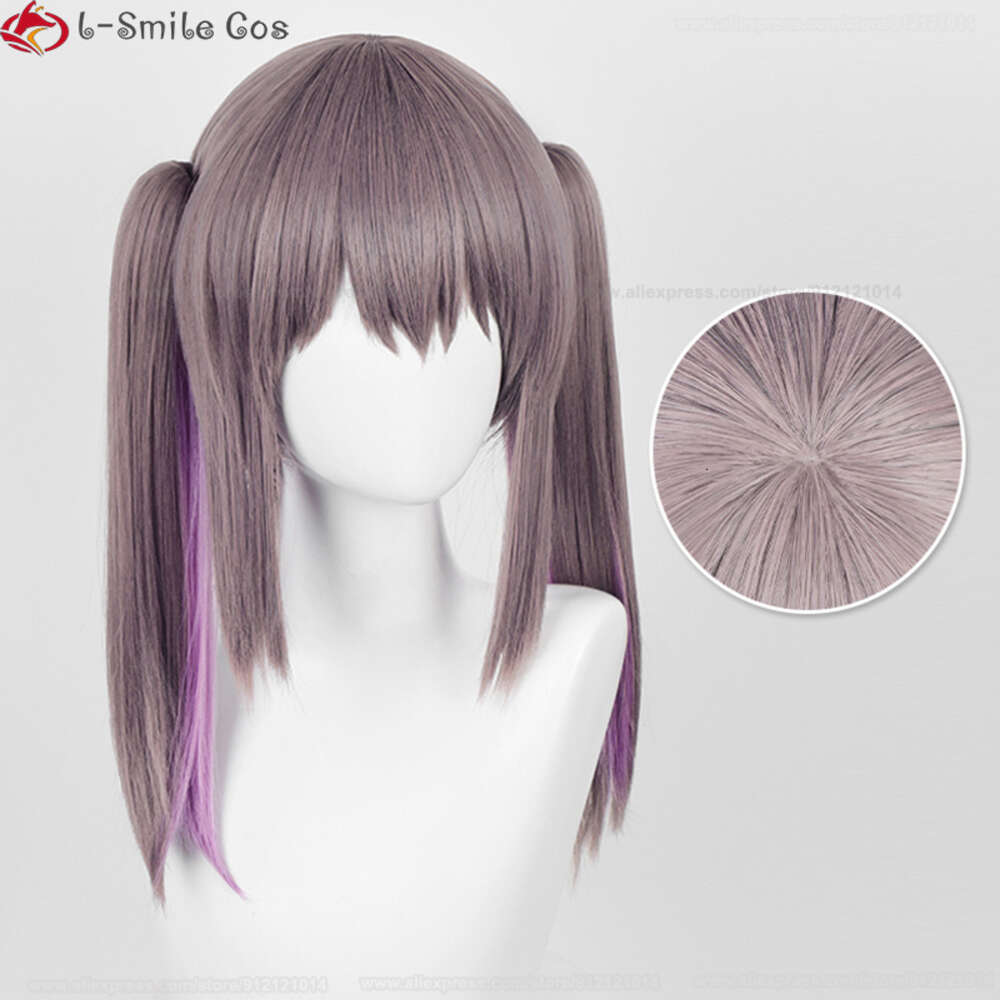 Catsuit Costumes Oyama Mihari Cosplay I'm Now Your Sister 35cm Purple Grey Anime Wigs Hairpins Heat Resistant Hair Party + Wig Cap