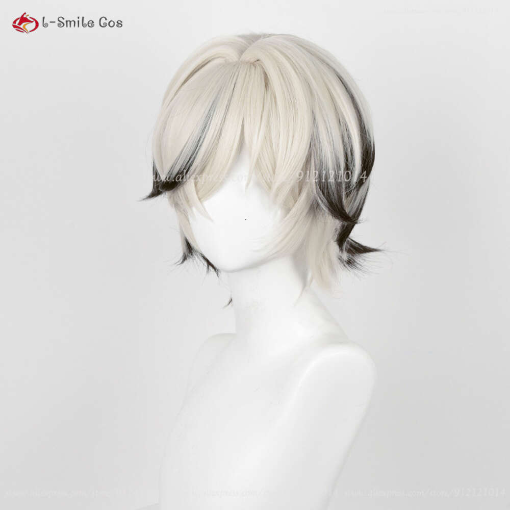 Catsuit Costumes High Quality Game Honkai: Star Rail Cosplay 35 cm Gradient Arlan Heat Resistant Hair Party Anime Wigs + Wig Cap