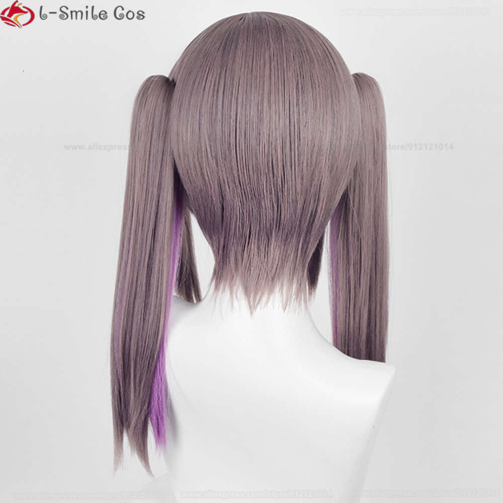 Catsuit Costumes Oyama Mihari Cosplay I'm Now Your Sister 35cm Purple Grey Anime Wigs Hairpins Heat Resistant Hair Party + Wig Cap