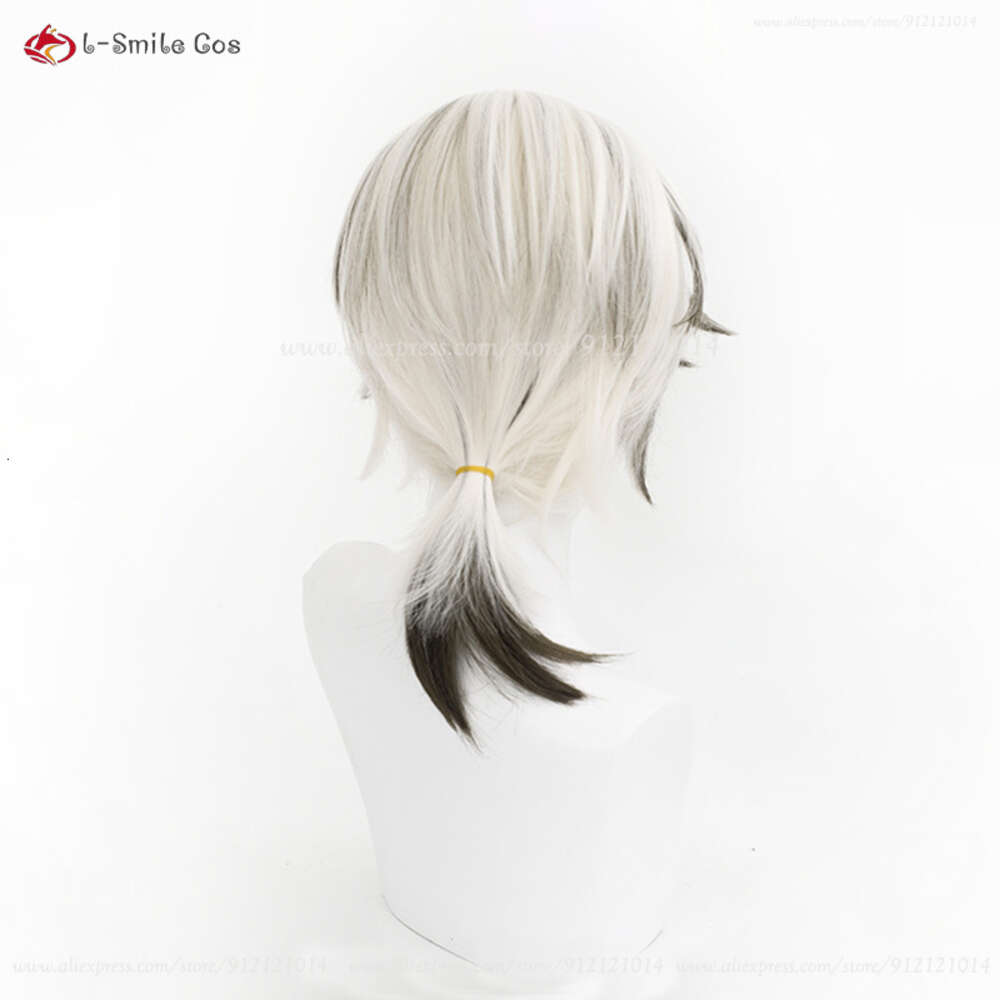 Catsuit Costumes High Quality Game Honkai: Star Rail Cosplay 35 cm Gradient Arlan Heat Resistant Hair Party Anime Wigs + Wig Cap