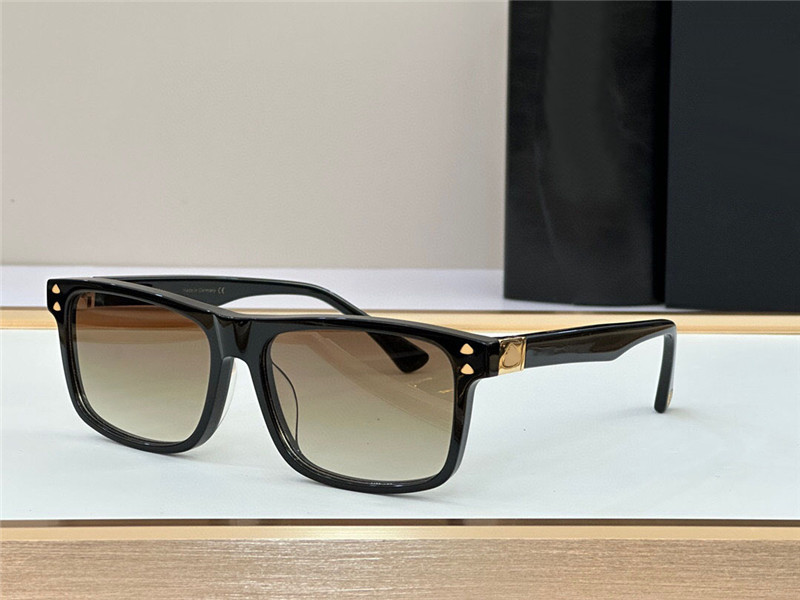 Novo design de moda óculos de sol quadrados THE GUARD IV armação de prancha de acetato formato versátil estilo simples e generoso óculos de proteção UV400 para exteriores