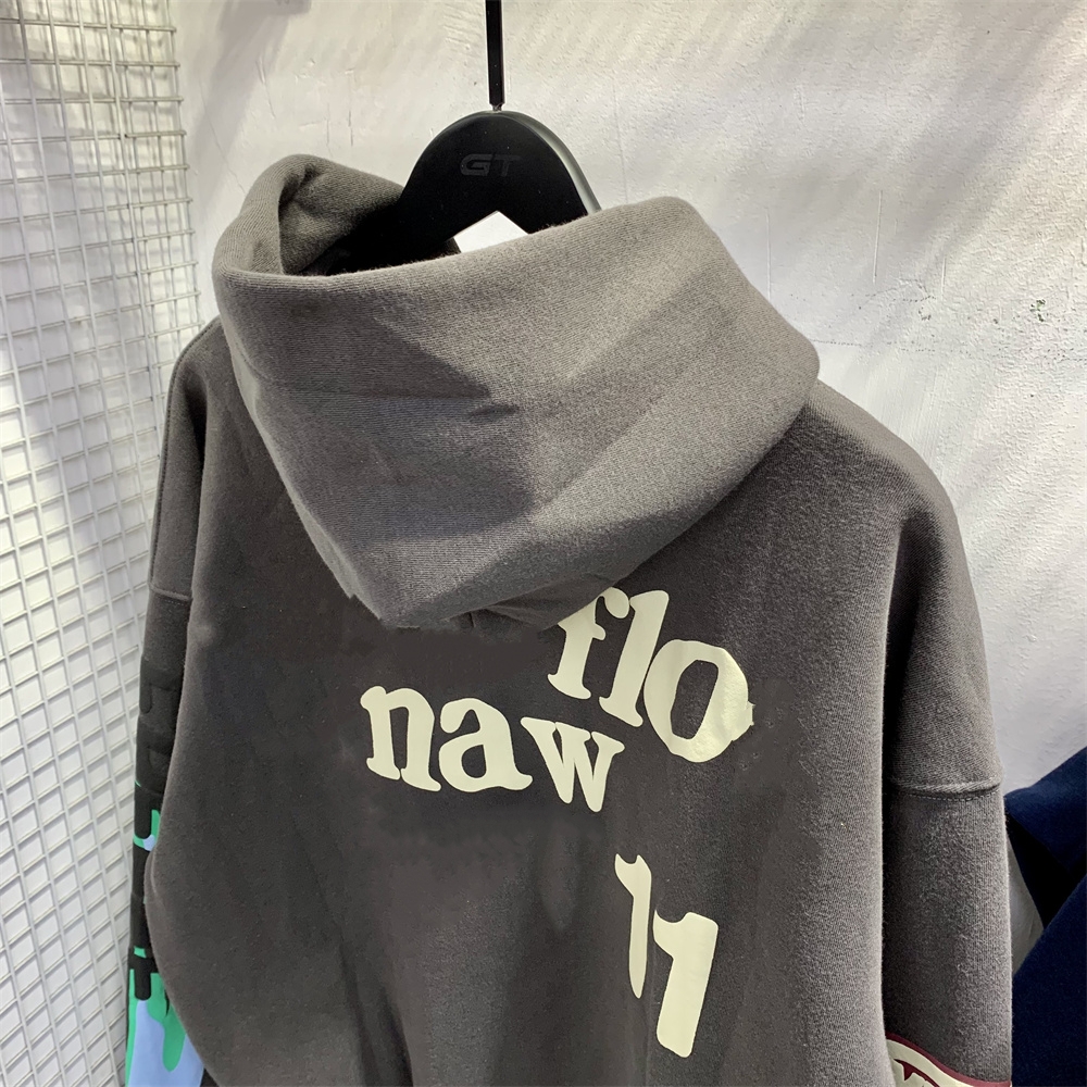 Dameshoodie met letterbedrukte High Street Hip Hop Hoodies Sweatshirt met capuchon mode klassieke stijl Topkwaliteit die bij elkaar past