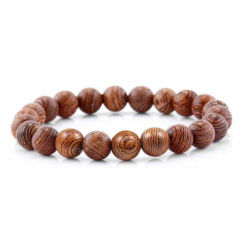 Heiße Männer Armband Holzperlen Kreuz 7 Chakra Heilung Balance Onyx Armbänder Armreifen Eule Gebet Reiki Buddha Frauen Schmuck Homme ModeschmuckArmbänder Buddha