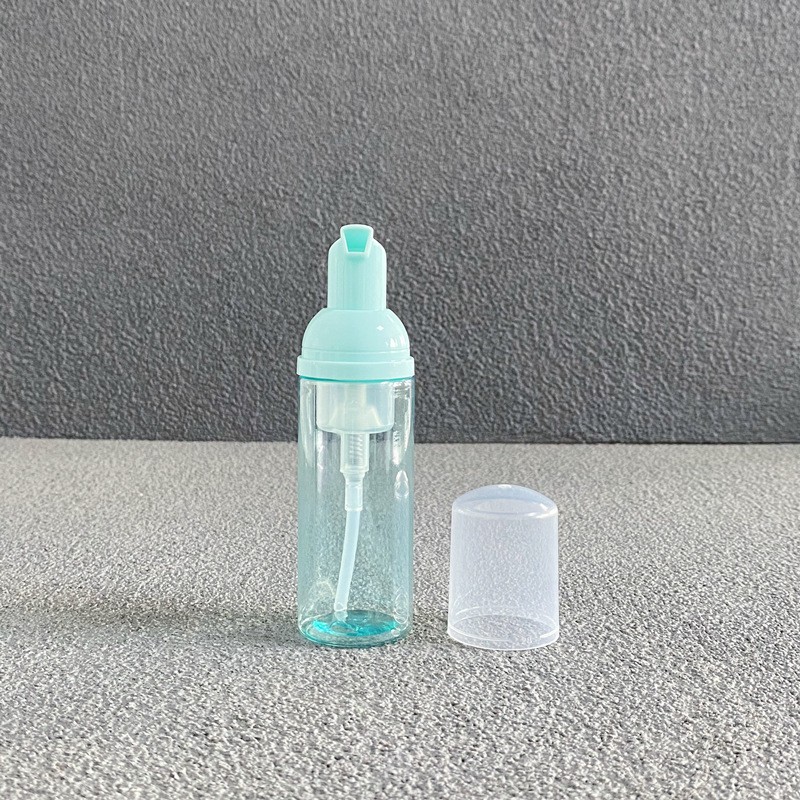 clear empty lash shampoo foam bottles facial cleanser foam pump bottle 60ml cleansing mousse bottles