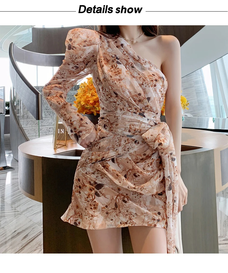 Basic Casual Women Dresses Summer Spring Dresses for Women 2024 Sexy Chiffon Puff Sleeve Lace Up Bow Folds Mini Clothes Femme Party Holiday Beach Vestidos