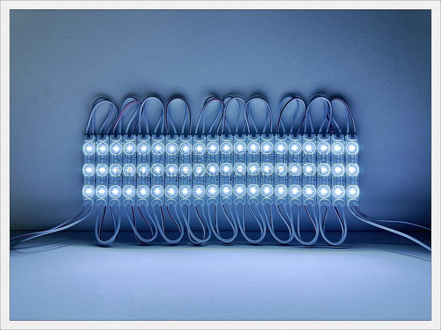 렌즈 알루미늄 PCB LED 라이트 조명 모듈 분사 부호 채널 문자 용 수퍼 LED 조명 모듈 DC12V 60mm*11mm*6mm SMD 2835 3 LED 1.2W