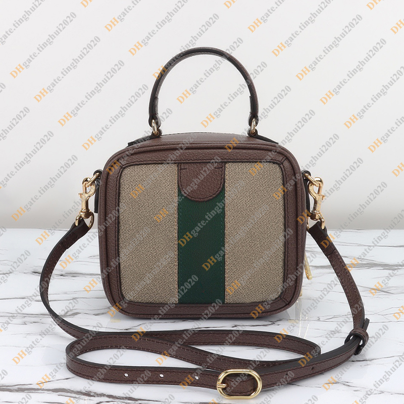 Ladies Fashion Casual Designe Luxury Ophidia Bag Mini Tote Handbag Crossbody Shoulder Bag TOP Mirror Quality 772157 Purse Pouch