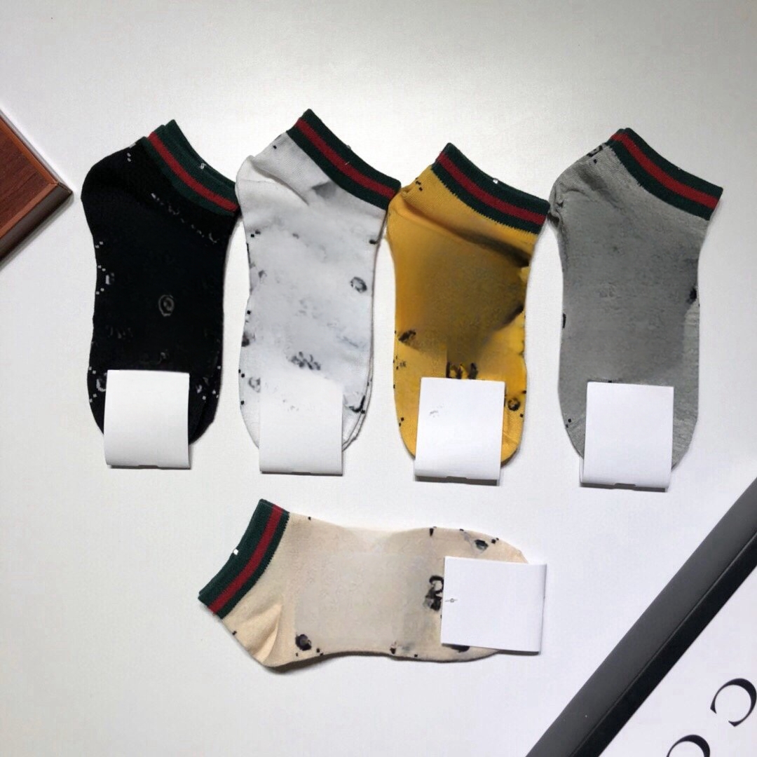 Designer socks five piece set Fashion trend Ness very professional product number 19