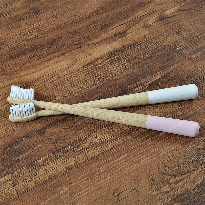 جديد 5 عبوات Dupont Bristles أسنان الأسنان Eco ودية الخيزران أسنان الأسنان عن طريق الفم فرشاة الأسنان Ecologico Biodechgedbrushbrushsprushes AccessoriesManual