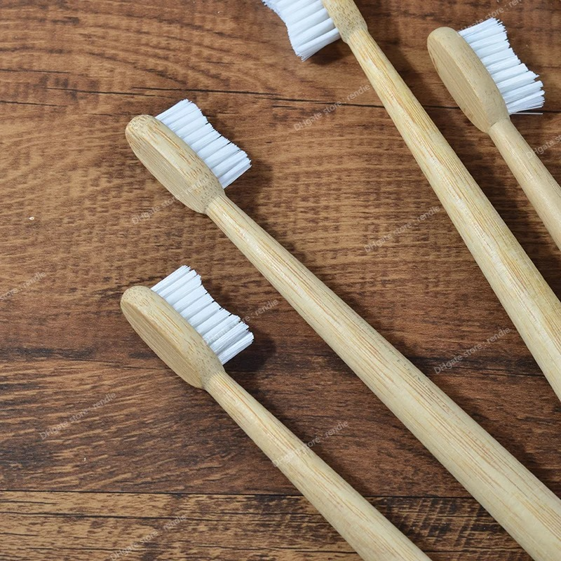 Nowe 5-pakiety DuPont na włosie szczoteczki do zębów Ekologiczne bambus szczoteczki