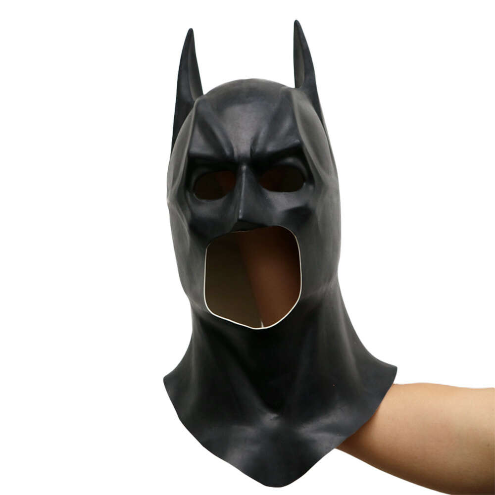 Uomini adulti Dark Knight Bat Bruce Cosplay Wayne Costume Halloween Masquerade Mask Head Accessori