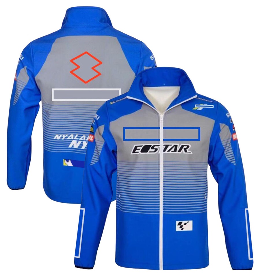 2023 Nuova giacca con cappuccio con zip Moto Team Giacca da motociclista con cappuccio casual Giacca a vento con cappuccio Giacca da corsa di motocross calda esterni