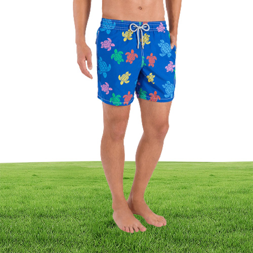 Vilebrequin Mens Beach Shorts Octopus Frans merk 021 Starfish Turtle Printing Bermuda Swimwear Male Badshorts Quick Drying7558598