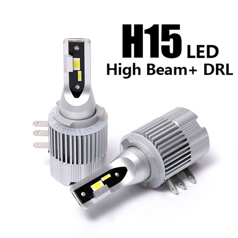 H15 LED 전구 CANBUS CAR LIGHT 20000LM 80W TURBO High Beam DRL 자동 헤드 라이트 램프 6000K 12V Golf BMW Benz VW MK7 Ford Mazda