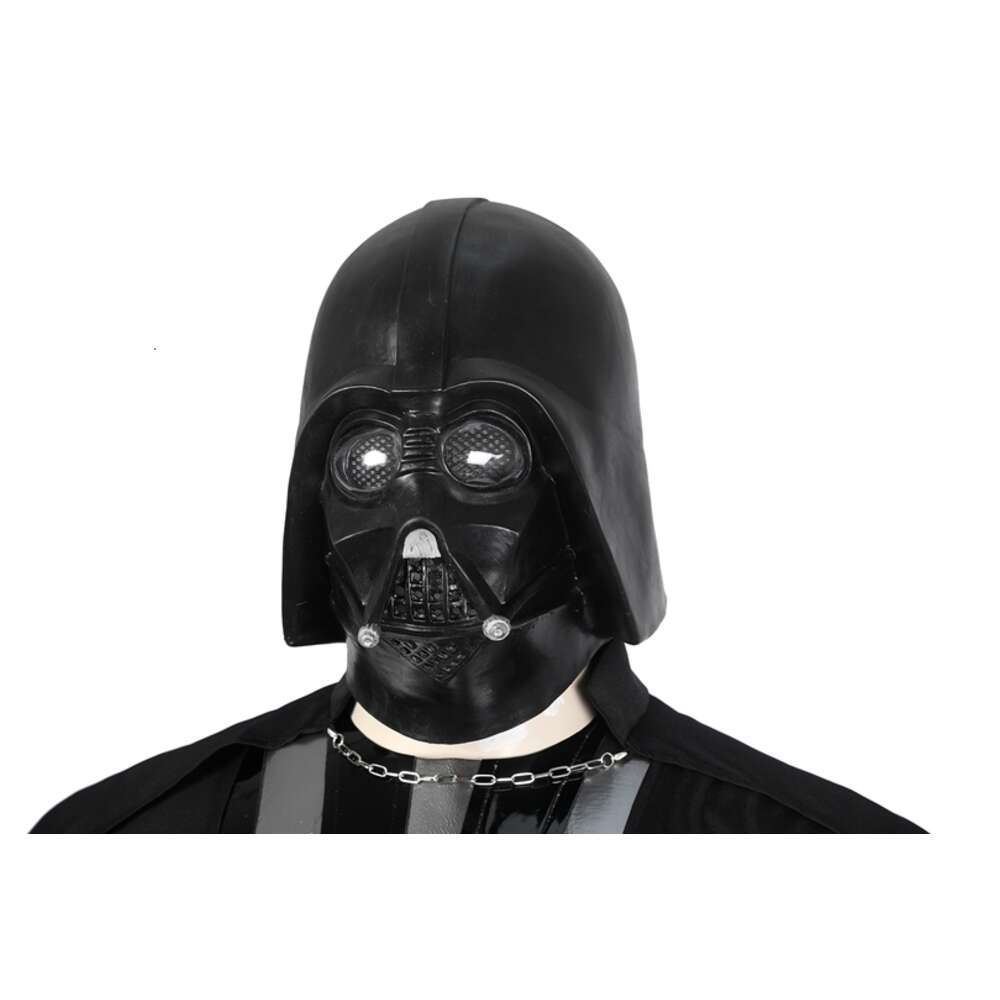 Cosplay adulto homem traje de halloween programa tv obi wan darth cosplay preto vader roupa carnaval uniforme feito sob encomenda