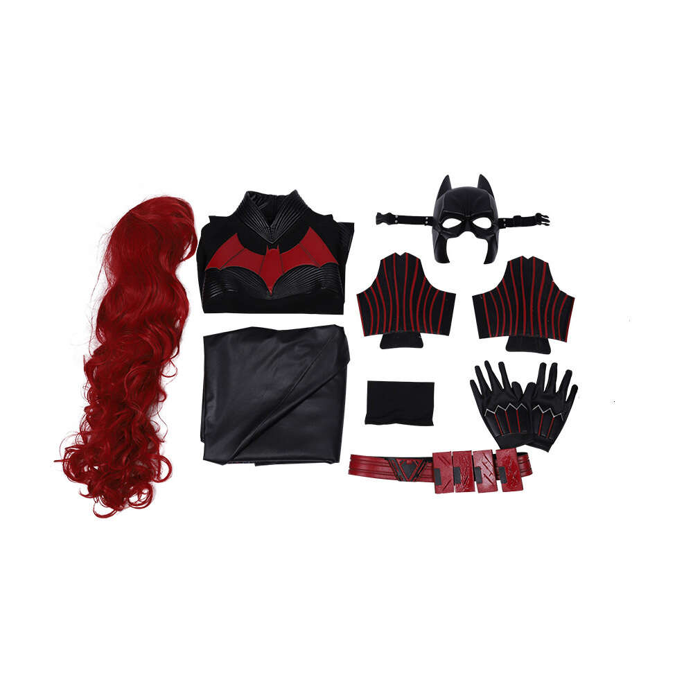 Cosplay Volwassen Vrouwen Halloween Bat Vrouw Kate Cosplay Kane Kostuum Outfit Party Volledige Props Pak