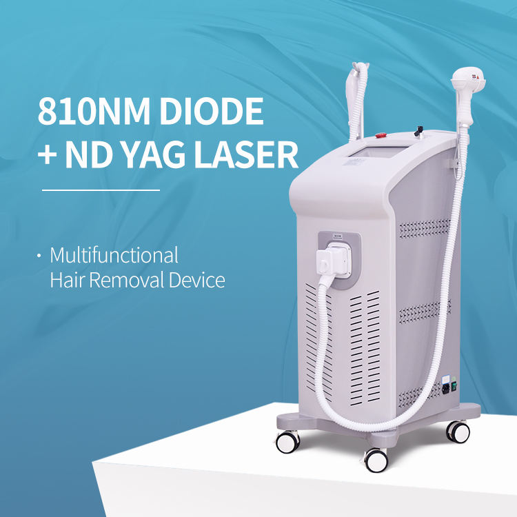 Picosecond Laser 2 In 1 Painless Permanent Nd Yag Laser Diode 808 Hair Removal Tattoo Laser Removal Machine With Promotion Price