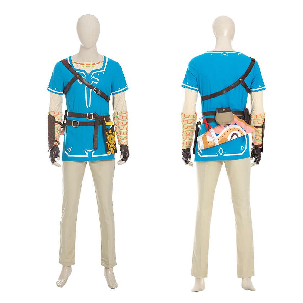 Косплейная игра Legend, косплей «Дыхание дикой природы», костюм Hero Link, нарядный карнавальный наряд на Хэллоуин, полный реквизит с ботинками