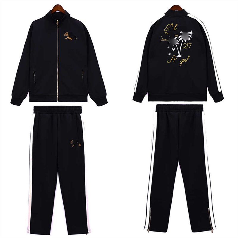 Herrspårsdräkter Designer Tracksuit Luxury Men Sweatsuits Lång ärm klassisk modeficka som kör casual man kläder kläder byxor jacka storlek s-xl