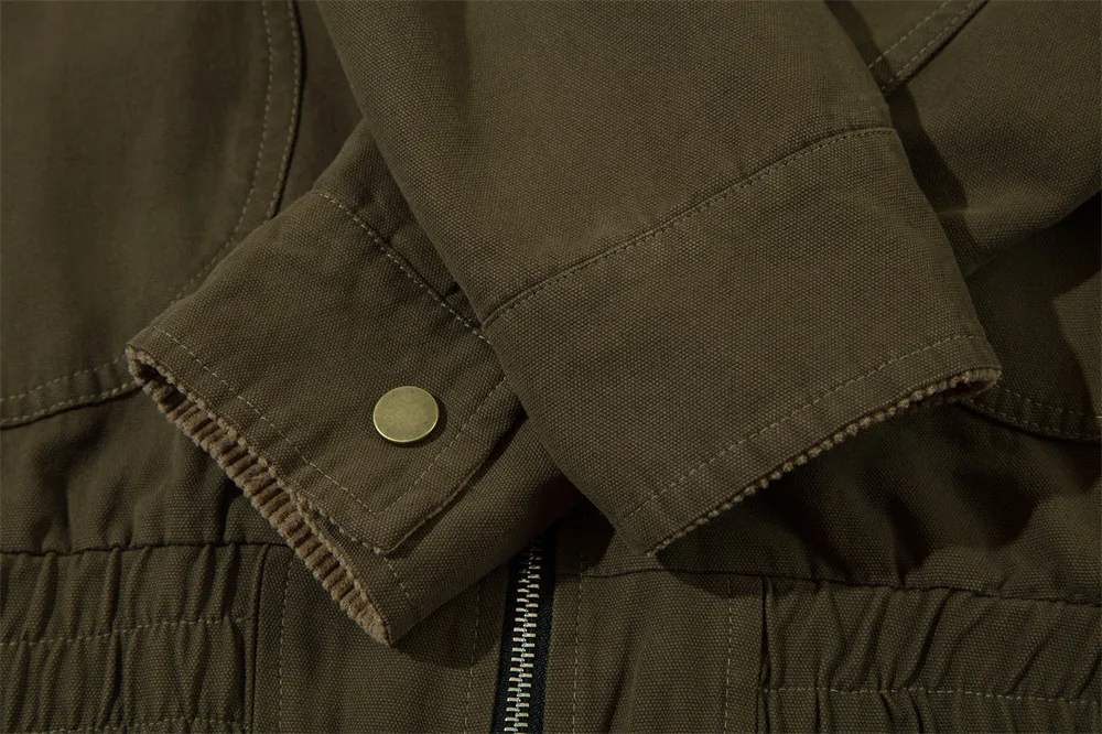 가을 겨울 재킷 맨 아메리카 스타일 스 플라이 싱 패널 느슨한 오픈 스틱 지퍼 캐주얼 코트 스트리트웨어