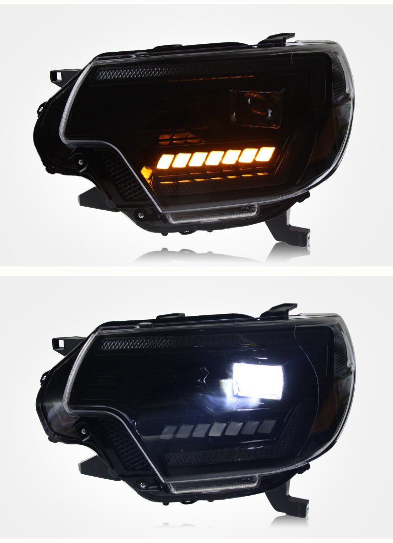 Светодиодные фары для Toyota Tacoma 20 12-20 15, светодиодные передние фары, замена DRL, дневной свет, проектор, подтяжка лица