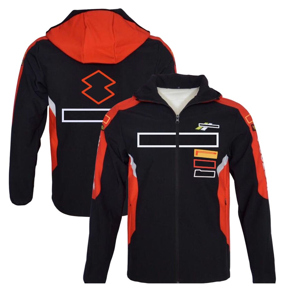 2023 Nuova giacca con cappuccio con zip Moto Team Giacca da motociclista con cappuccio casual Giacca a vento con cappuccio Giacca da corsa di motocross calda esterni