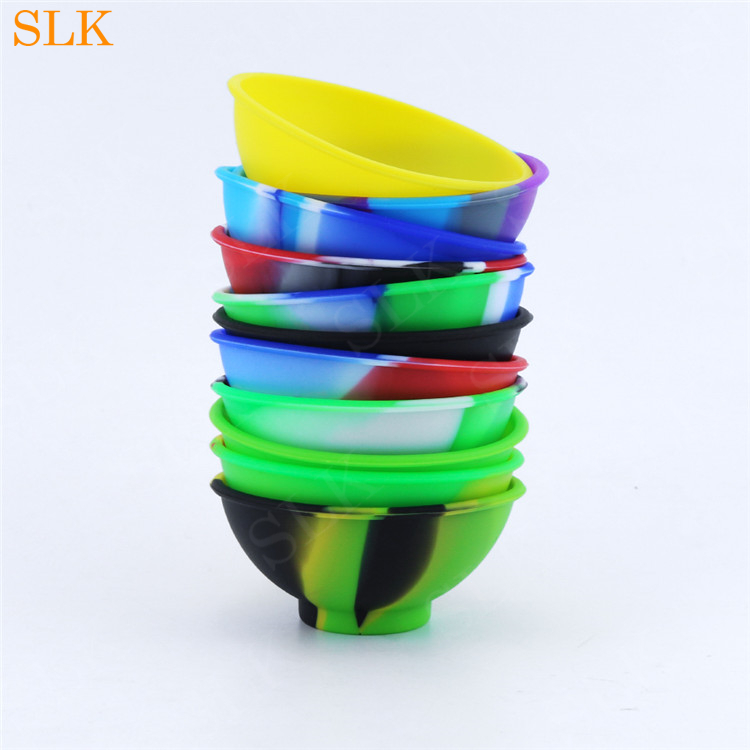 Smoking Accessories 67mm*30mm Silicone Storage Bowl Mini Size Dry Herb Tobacco Spice Mixing Silicon Bowl