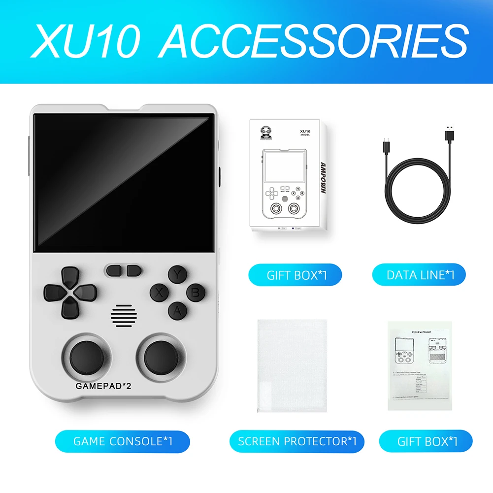 XU10 Handheld Game Console 3.5 