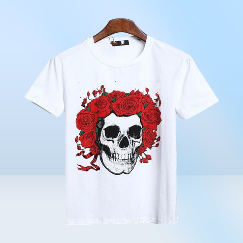 T-shirt d'été hommes mode Cool crânes imprimés à manches courtes t-shirts hauts t-shirts vêtements DG 04423182237430594