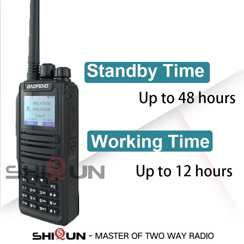 Walkie Talkie DMR DM1701 Baofeng Open GD77 dual mode analogico e digitale walkie talkie Tier 12 Dual Time Slot Ham R 231030