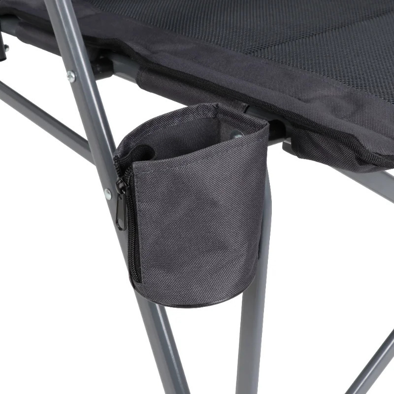 Camp Furniture Trail High Back Hard Arm Camping Chair Grey Camping Chairs Outdoor Chair Fishing Folding 231030