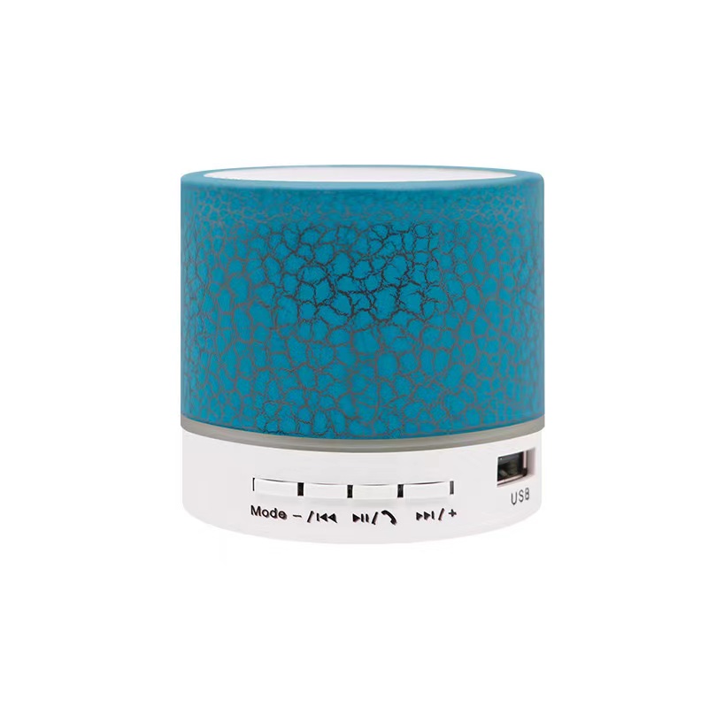 Mini Bluetooth -högtalare utomhushögtalare Handfri MIC Stereo LED Portable Speaker TF Card Call Function No Logo in Retail Box Crack Speakers A3 A9