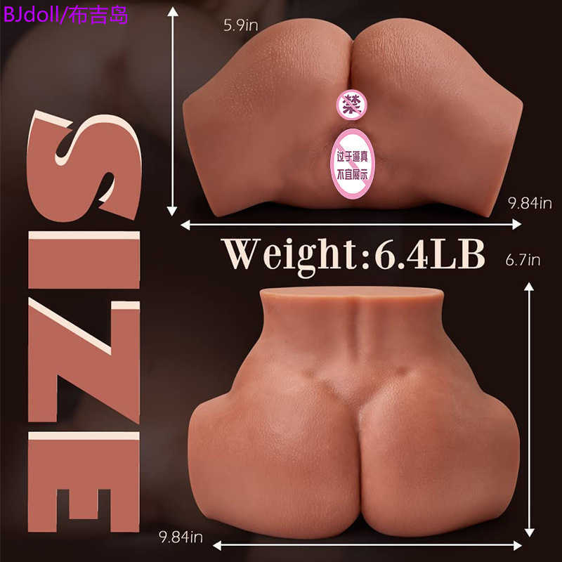 AA Designer Sex Doll Toys Unisex Men's Solid Cross Ben Large skinkor Dubbelkanal Inverterade skinkor True Skin Texture Adult Sex Products USA