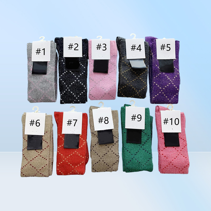 Femmes Stocking Designer Girl Lady Socks Stocks Knee Streets Fashion High Quality Street confortable Leg7810995