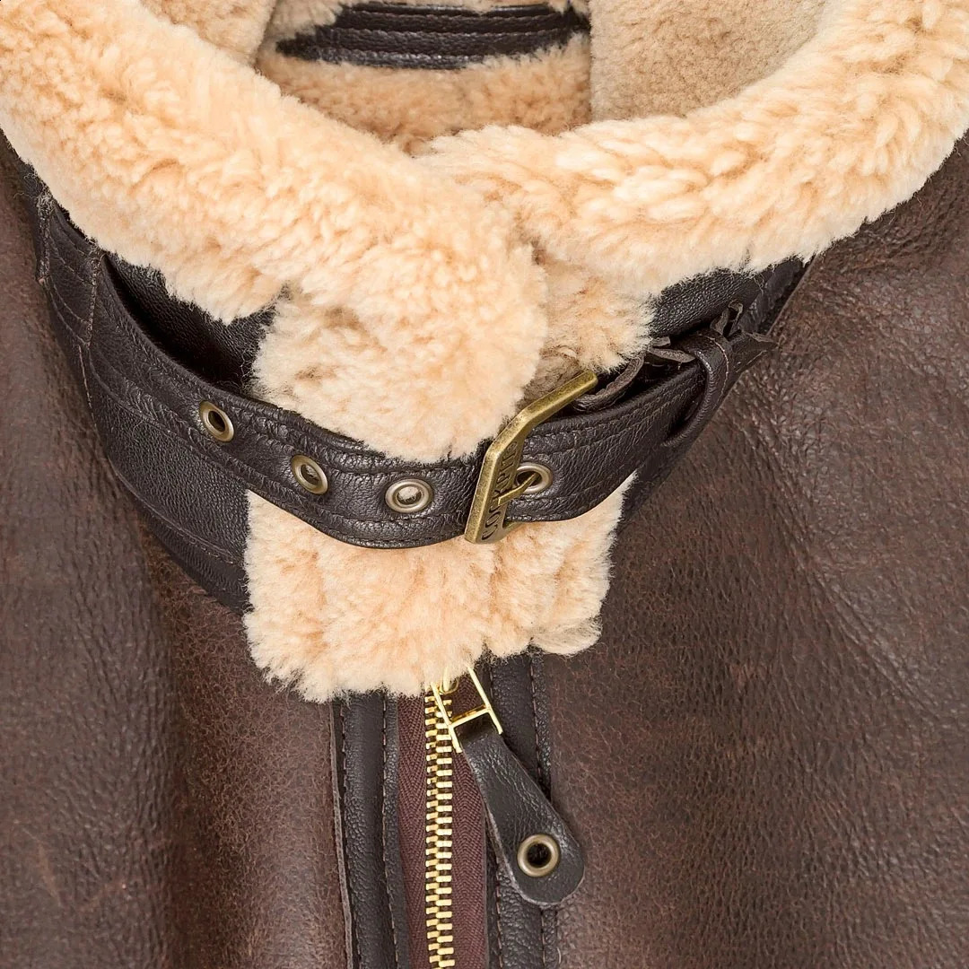 Herrläder faux läder vintermäns kappa imitation läder sammet päls integrerad långärmad konstgjord päls tjock jacka 231030