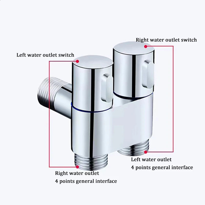 Angle s AlloyBrass Filling Wall Mount Out Water Cleaning Toilet Accessories Sprayer for Bathroom Stop 231030