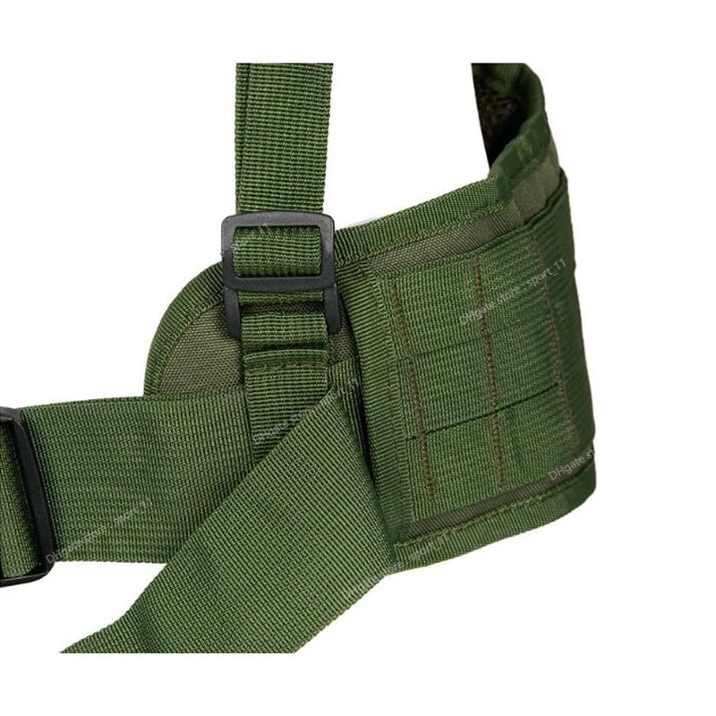 Molle War Battle Belt Tactical Men Army Military Nylon Belt Girdle Police Airsoft Hunting Bag Carrier Soft Padded Waistband Sports Safetywaist Support Fitness Body