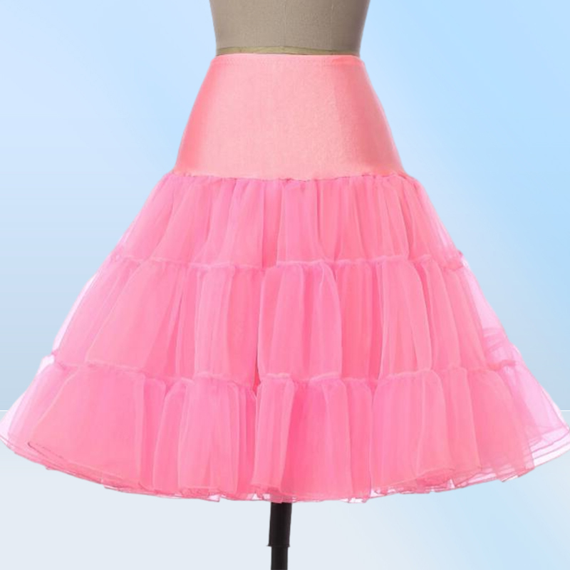 Short Organza Petticoat Crinoline Vintage Wedding Petticoat na suknie ślubne Underskirt Rockabilly Tutu Rock and Ballet 4305379