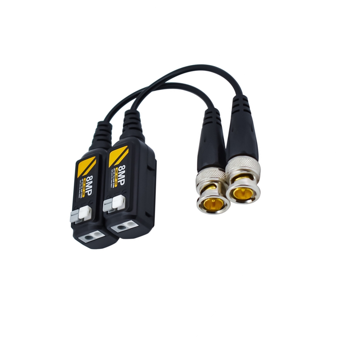 CCTV Camera Passive Video Balun Transmission Cables Transceiver Twisted Pair Transmitter for 5MP 8MP Secrity Camera