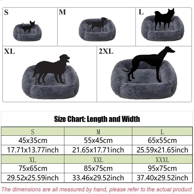 chenils stylos lits pour chiens tapis super doux carré lit pour chien lit pour chat en peluche pleine taille lit calme confortable artefact de couchage lit apaisant 231031