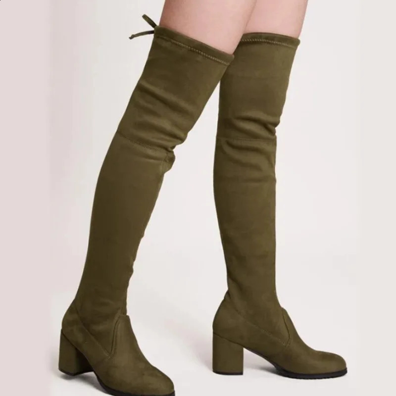 Boots Shoes for Women Casual Comfortable Over The Knee Thigh High Platform Botas De Mujer 231030