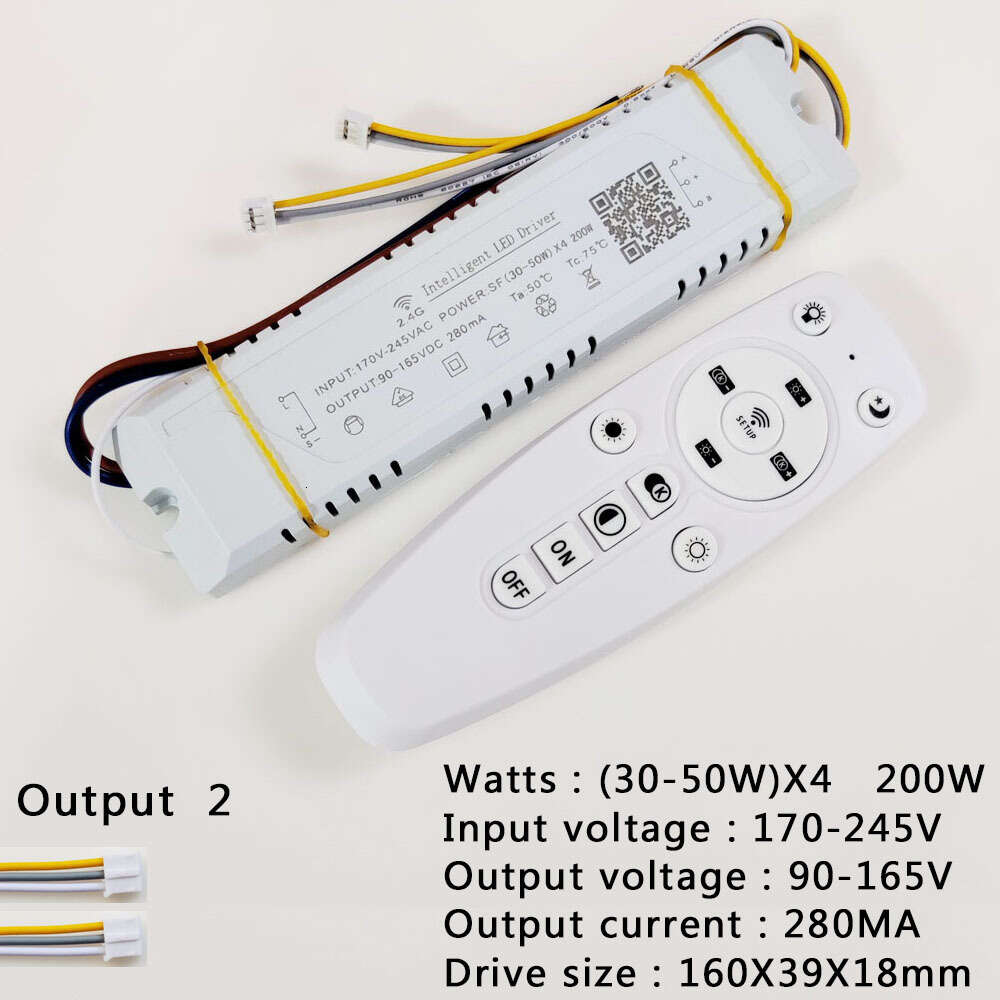 App Control Driver 2.4G Remote Intelligente LED-transformator 12-24W 40W 80W 120W 360W voor dimbare kleurschangbare kroonluchter