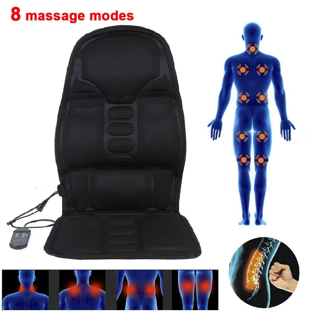 Rugmassageapparaat Volledige lichaamsauto-interieuraccessoires Ademend Universeel Praktische benodigdheden Massagekussen Duurzaam Zacht 231030